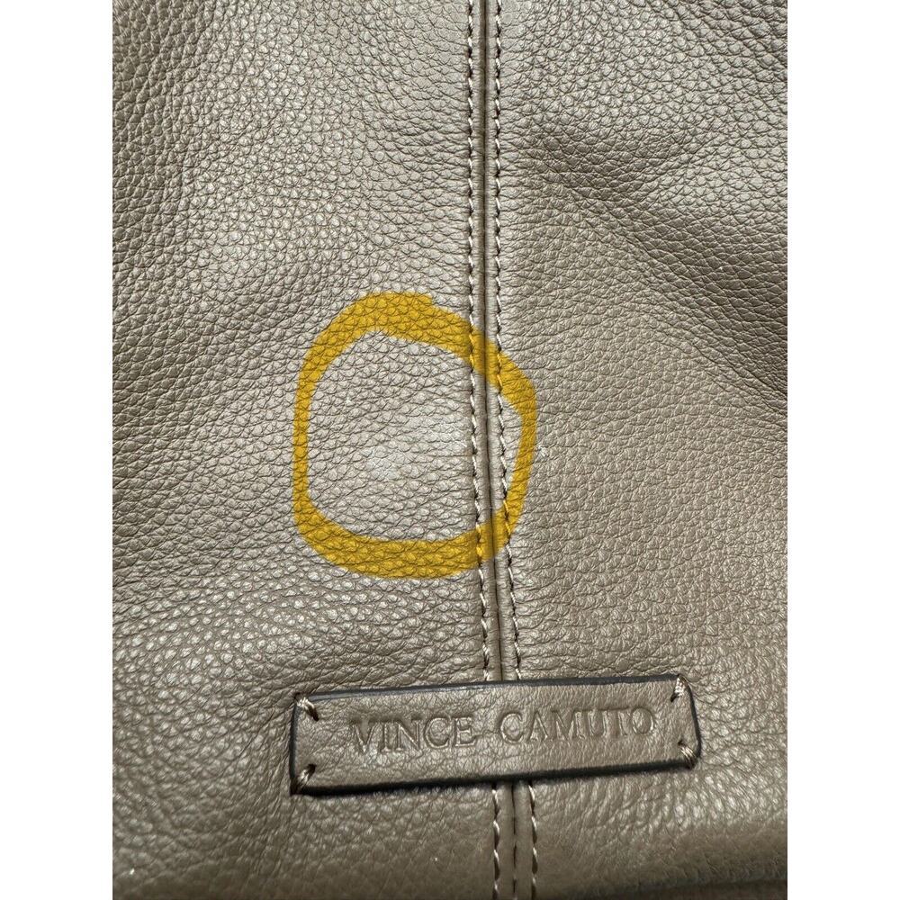 Vince Camuto Leather Crossbody Adjustable Strap Taupe Magnetic Close Preowned​ - Picture 15 of 15